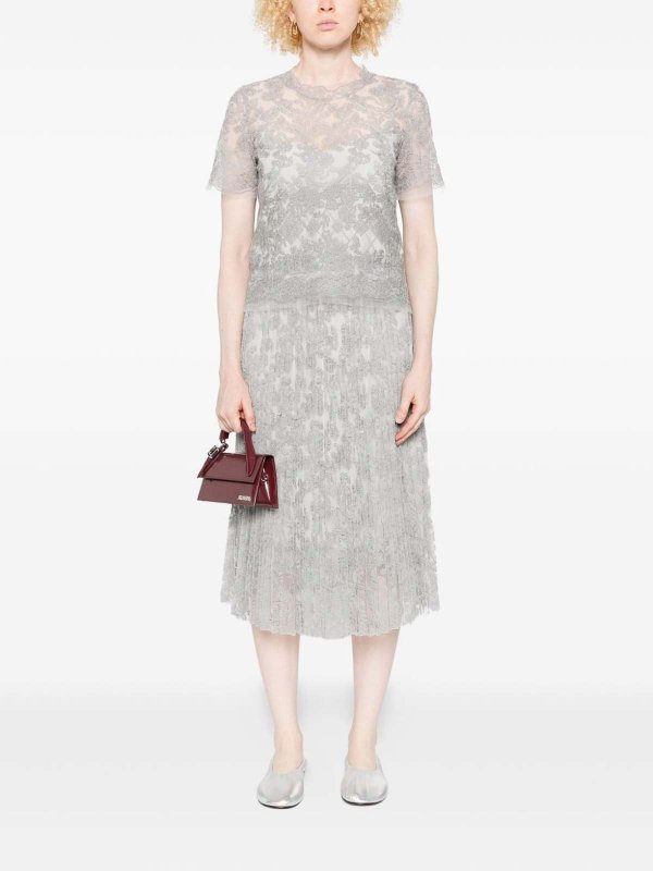 The Best Shops ERMANNO SCERVINO: Knielange und Midi Röcke - Midirock - Blau