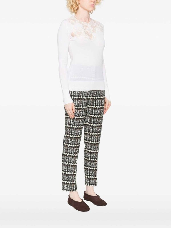 Rundhalspullover - Weiß shop online: ERMANNO SCERVINO