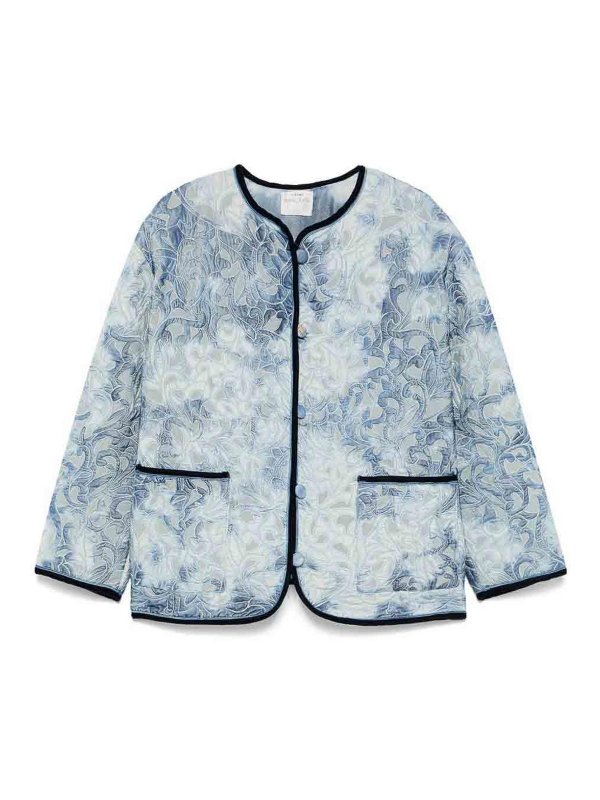 FORTE FORTE: blazers - Tie-Dye Cotton Jacket