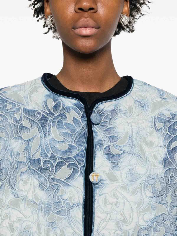 FORTE FORTE: blazers online - Tie-Dye Cotton Jacket