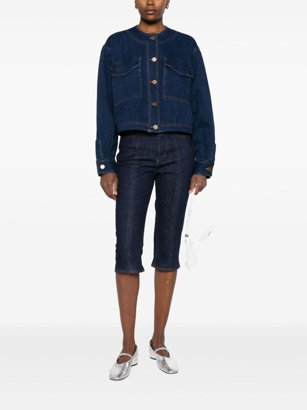 Denim Cotton Overshirt shop online: FORTE FORTE