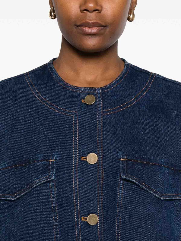 FORTE FORTE buy online Denim Cotton Overshirt