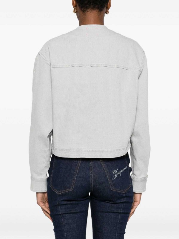 Sovracamicia in cotone denim shop online: FORTE FORTE