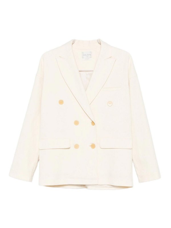FORTE FORTE: Blazer - Blazer - Beige