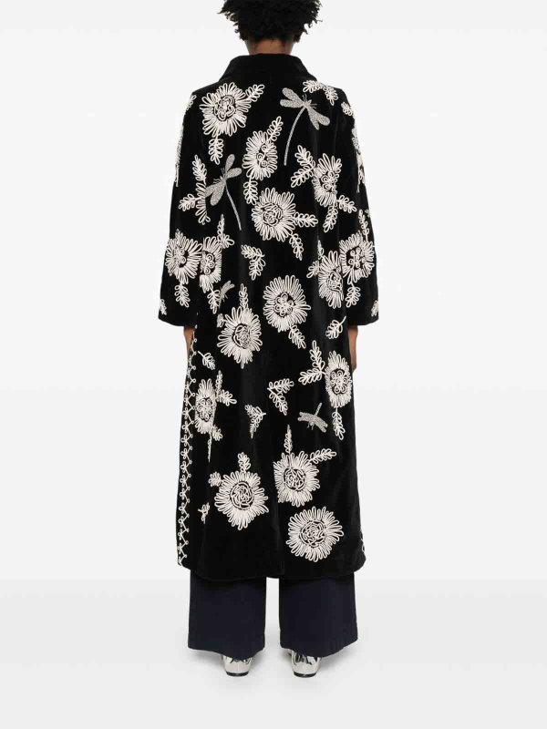 The Best Shops FORTE FORTE: long coats - Embroidered Long Coat