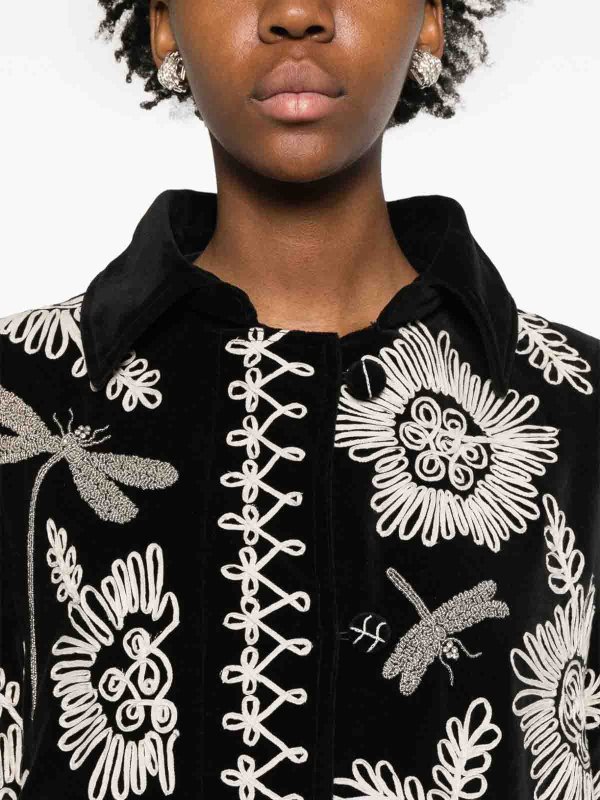 FORTE FORTE buy online Embroidered Long Coat