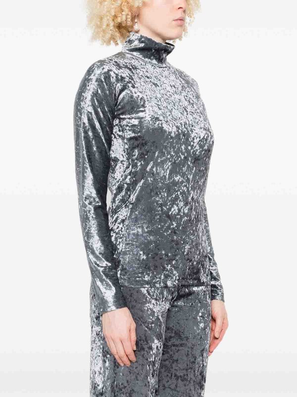 FORTE FORTE buy online Velvet Turtle-Neck Sweater