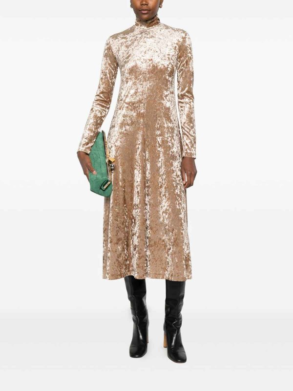 The Best Shops FORTE FORTE: Cuellos altos y polos - Suéter Con Cuello Alto - Beis