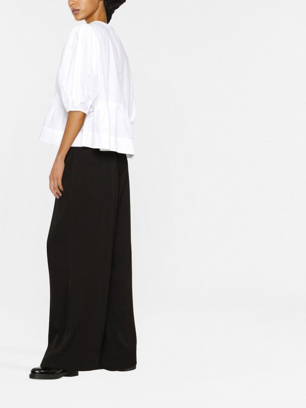 The Best Shops GANNI: Tops & Tank tops - Cotton Peplum Top