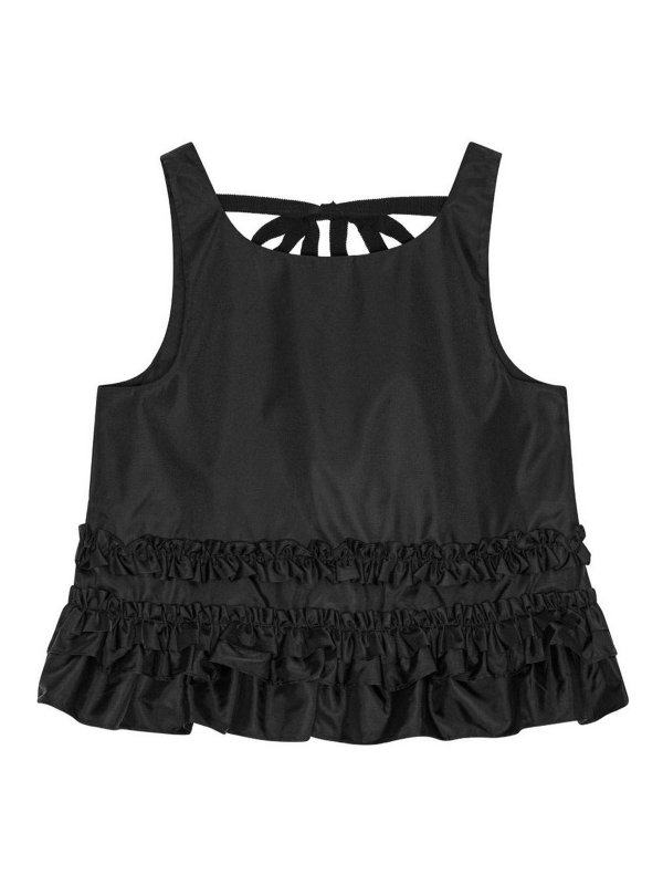 GANNI: Tops & Débardeurs - Top - Noir