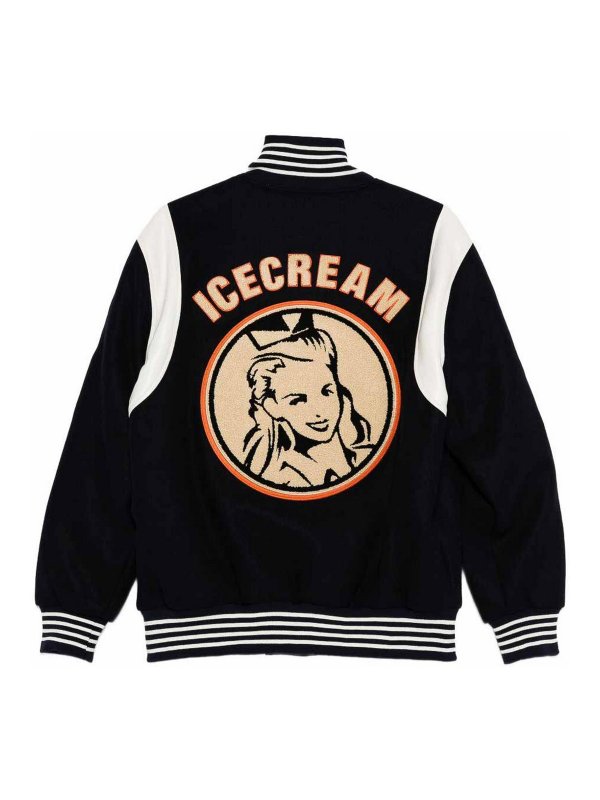 ICECREAM: bombers online - Varsity Bomber Jacket