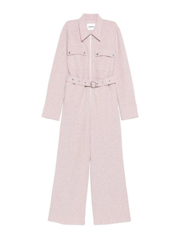 JIL SANDER: Jumpsuits - Jumpsuit - Hellrosa