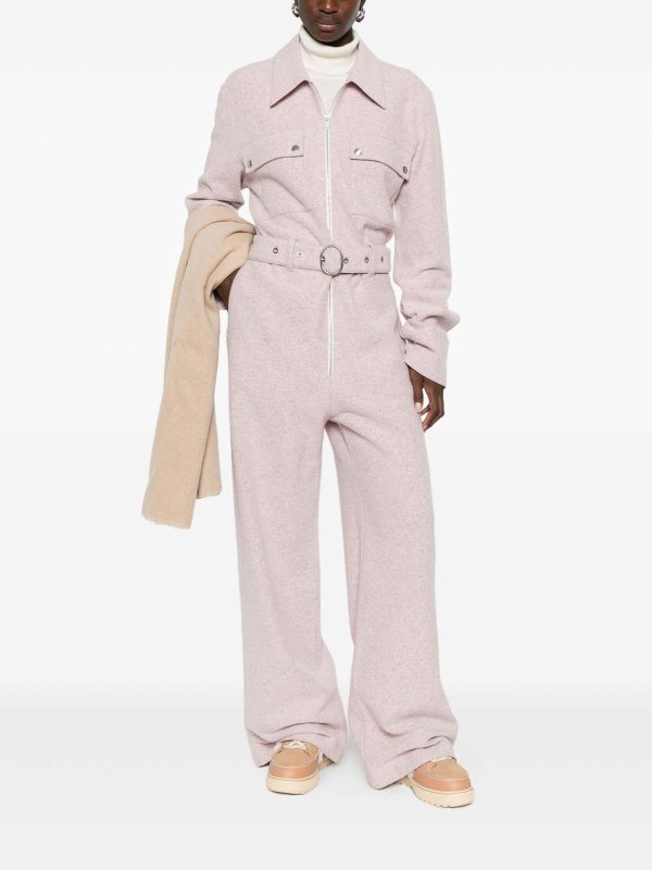 The Best Shops JIL SANDER: Jumpsuits - Jumpsuit - Hellrosa