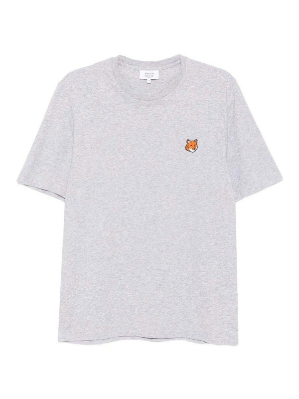 MAISON KITSUNÉ: T-shirts - T-Shirt - Gris
