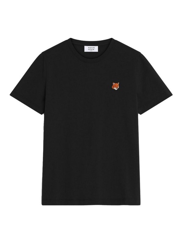MAISON KITSUNÉ: T-shirts - T-Shirt - Noir