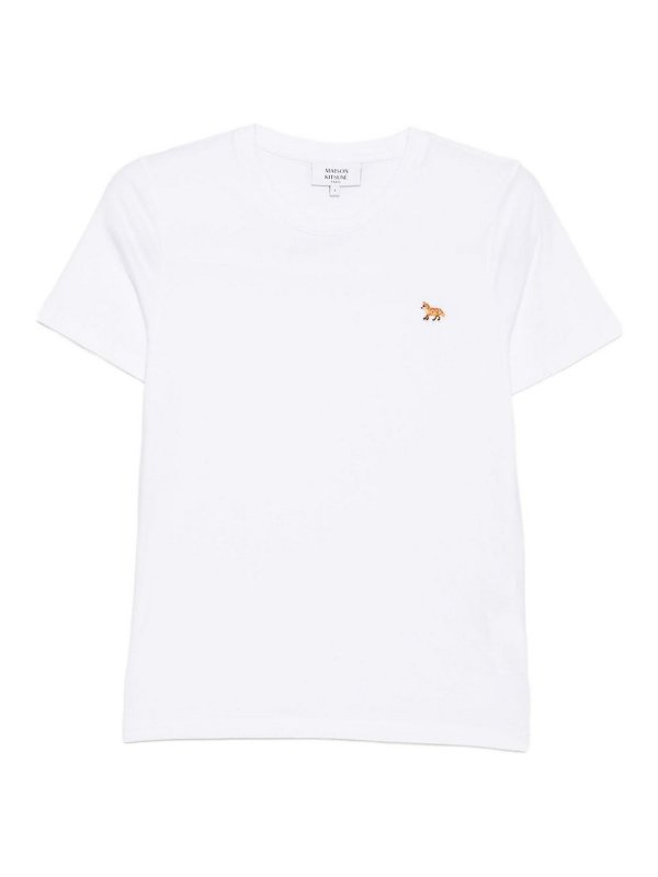 MAISON KITSUNÉ: T-shirts - T-Shirt - Blanc
