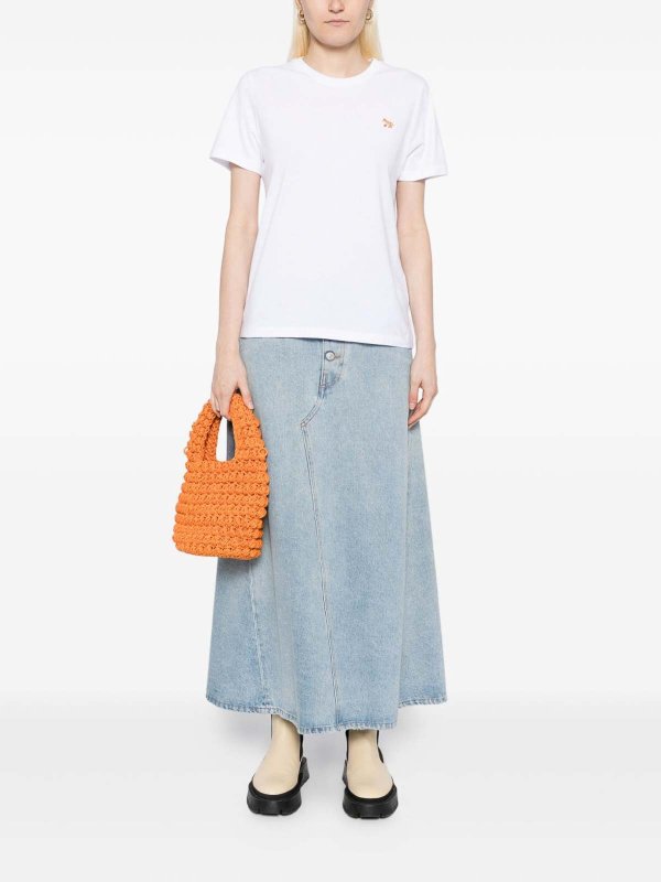 MAISON KITSUNÉ: T-shirts online - T-Shirt - Blanc