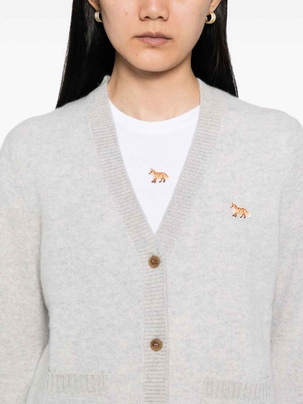 MAISON KITSUNÉ buy online Baby Fox Wool Cardigan
