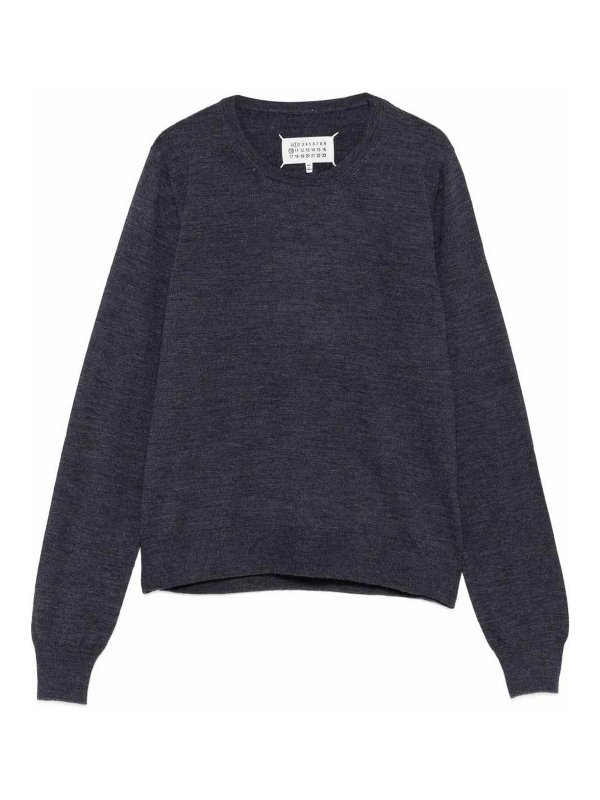 Maison Margiela: crew necks - Wool Crewneck Sweater