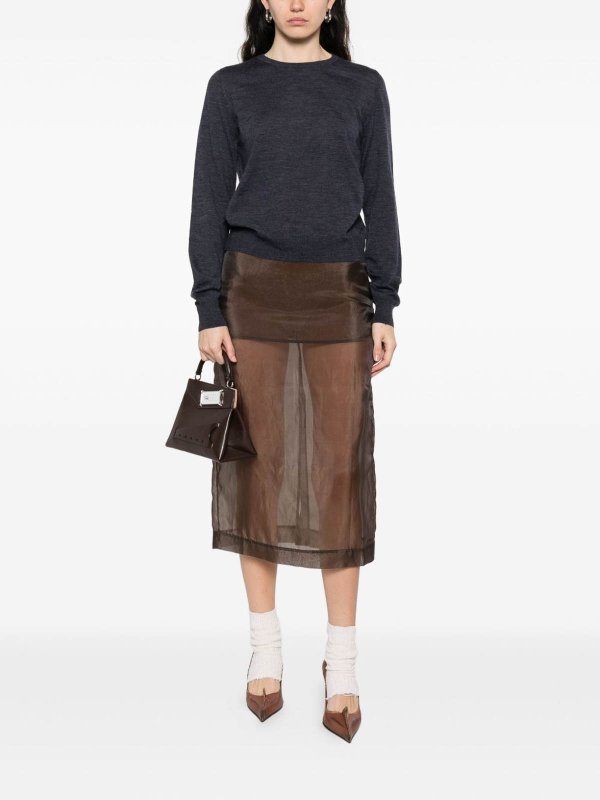 The Best Shops Maison Margiela: crew necks - Wool Crewneck Sweater