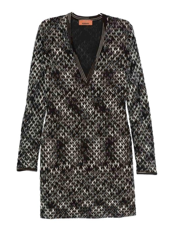 MISSONI: short dresses - Wool Blend Short Dress