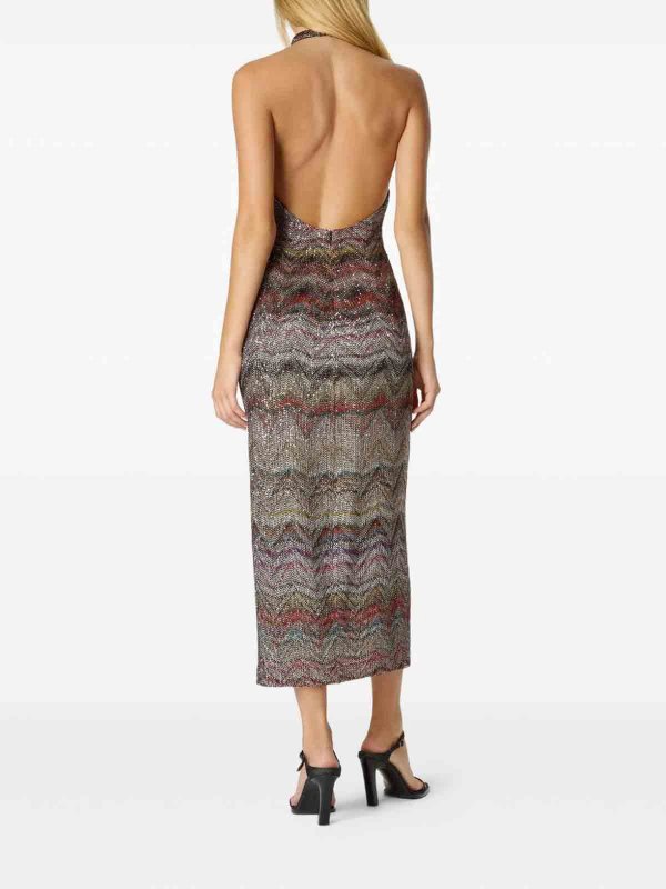 The Best Shops MISSONI: maxi dresses - High-Neck Long Dress