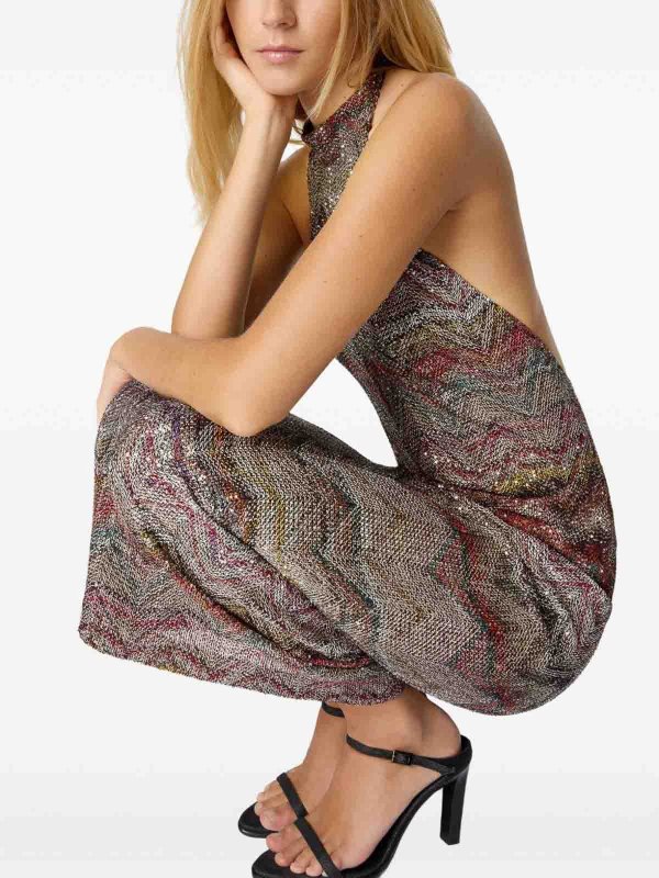 High-Neck Long Dress shop online: MISSONI