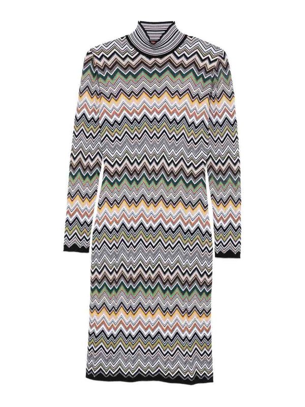 MISSONI: Vestidos media pierna - Vestido Midi - Marrón