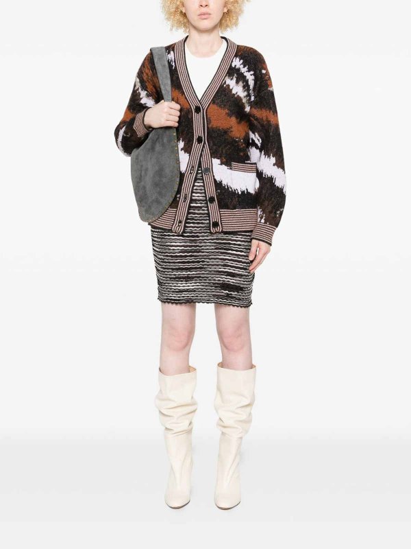 The Best Shops MISSONI: Faldas media pierna y semilargas - Falda Semilarga - Marrón