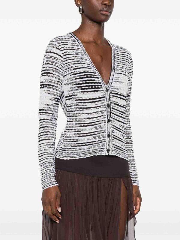 MISSONI: cardigan online - Cardigan in misto lana