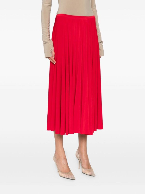 Norma Kamali: Knee length skirts & Midi online - Pleated Midi Skirt