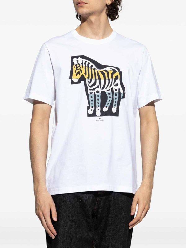 PS BY PAUL SMITH: T-shirts online - T-Shirt - Blanc