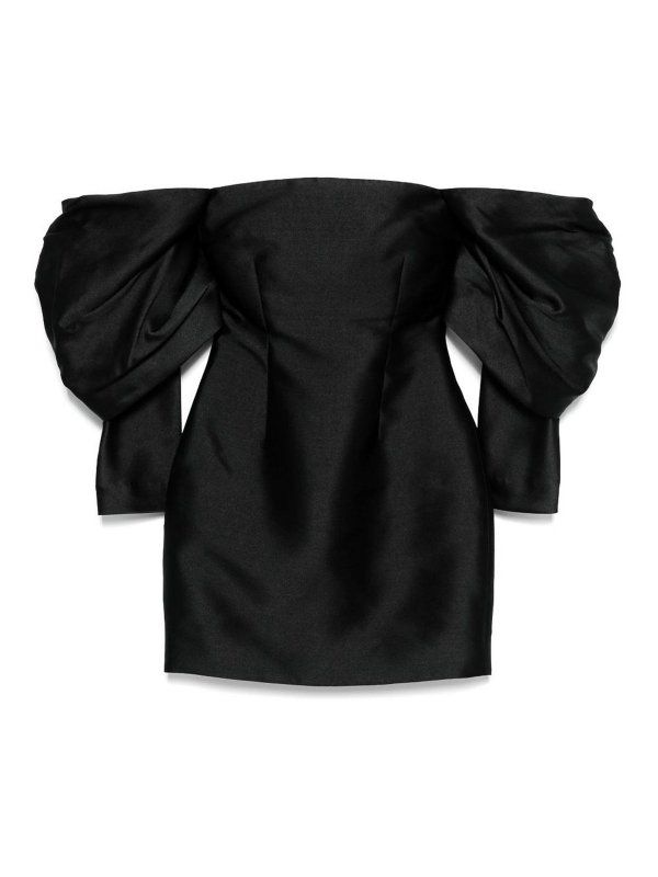 SOLACE LONDON: Vestidos cortos - Vestido Corto - Negro