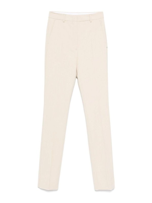 SPORTMAX: カジュアルトラウザー - カジュアルパンツ - 白