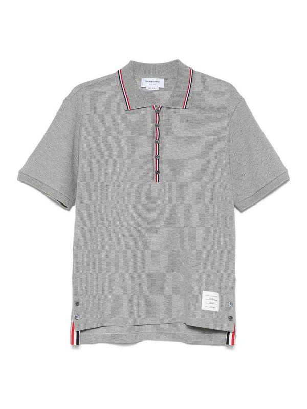 THOM BROWNE: Poloshirts - Poloshirt - Hellgrau