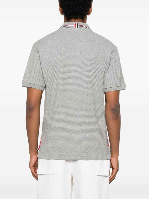 The Best Shops THOM BROWNE: Poloshirts - Poloshirt - Hellgrau