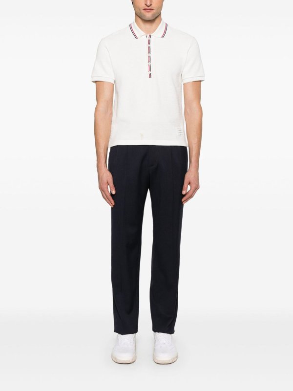 THOM BROWNE: Polos  online - Polo - Blanc