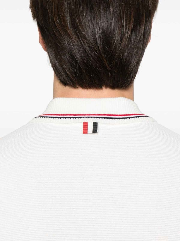 The Best Shops THOM BROWNE: Polos  - Polo - Blanc