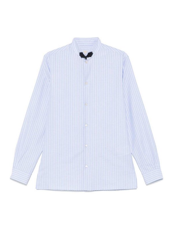VALENTINO: shirts - Striped Cotton Shirt