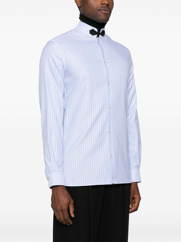 VALENTINO: shirts online - Striped Cotton Shirt