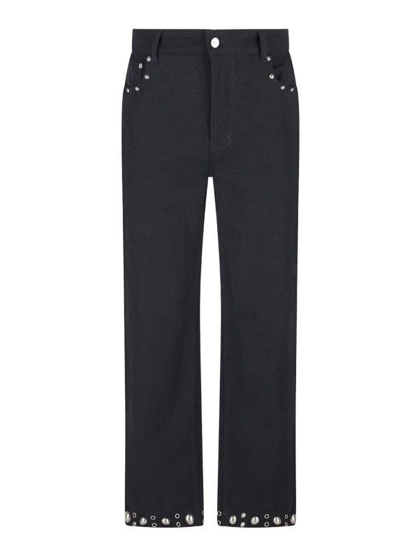 VALENTINO: Pantalones casual - Pantalón Casual - Azul