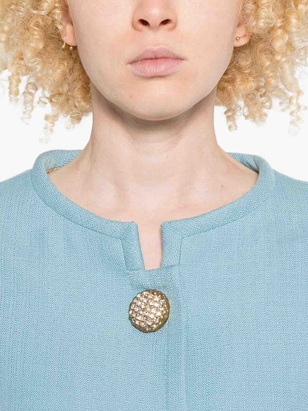 The Best Shops VALENTINO: short coats - Short Collarless Jacket