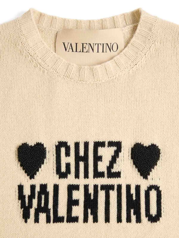 The Best Shops VALENTINO: Maglione Chez in Lana