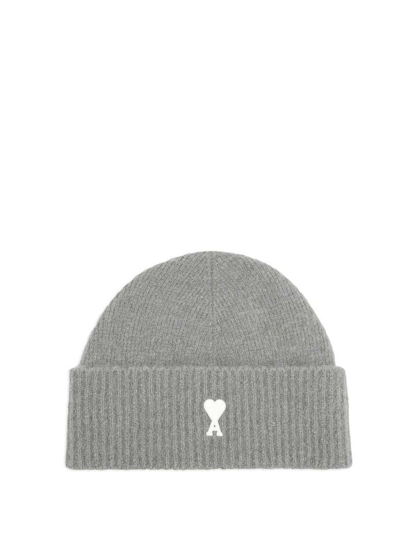 AMI PARIS: Gorros - Gorro - Gris
