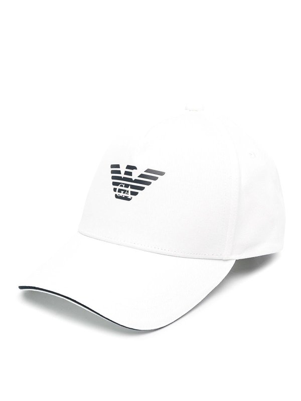 EMPORIO ARMANI: Chapeaux - Chapeau - Blanc
