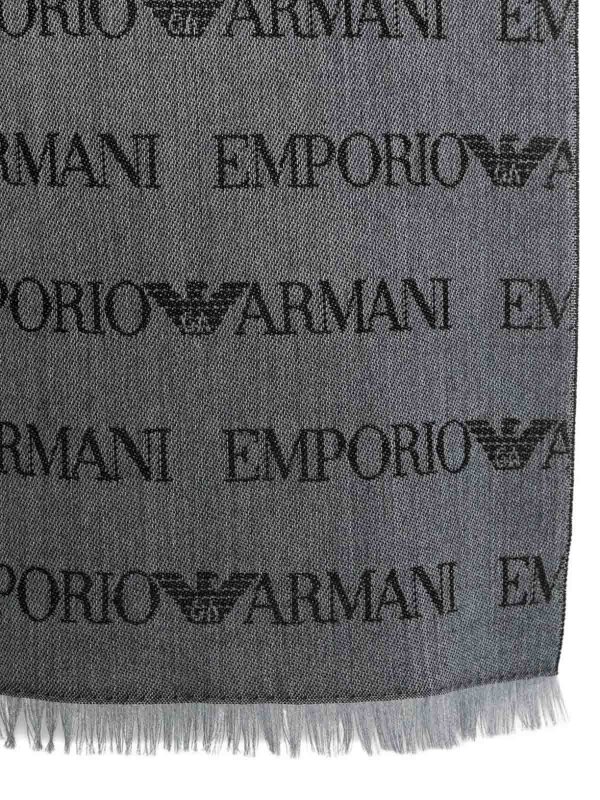 EMPORIO ARMANI: scarves online - Wool Blend Scarf