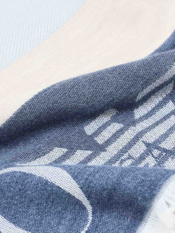 EMPORIO ARMANI: Écharpes online - Écharpe - Bleu