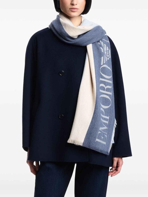 The Best Shops EMPORIO ARMANI: Écharpes - Écharpe - Bleu