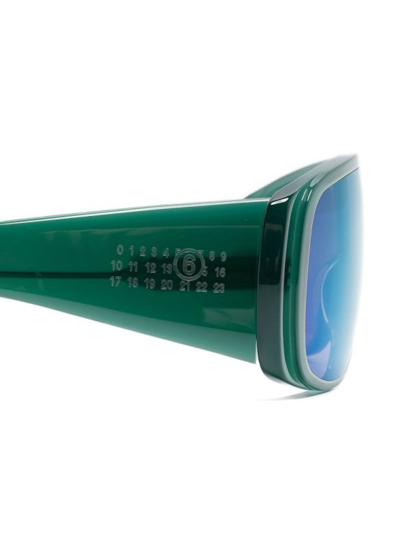 The Best Shops MM6 MAISON MARGIELA: サングラス - サングラス - 緑