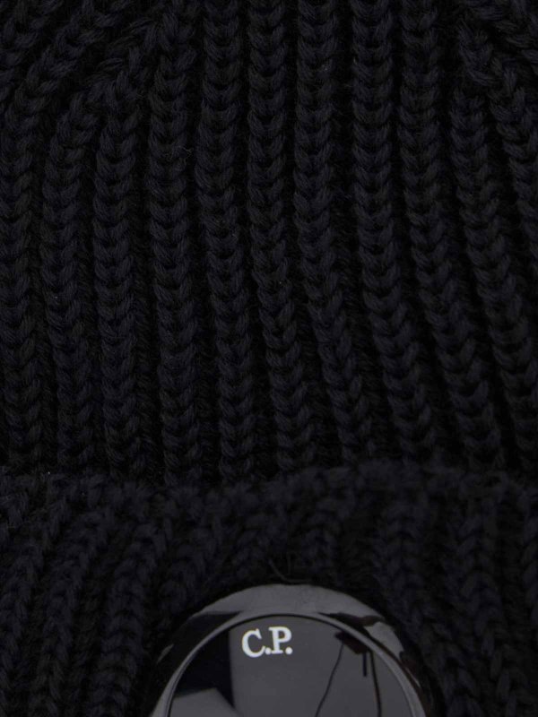 C.P. COMPANY: ニットキャップ online - ビーニー帽 - 黒